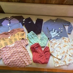 Big 3T bundle Kate Quinn, Tea collection, Hanna Anderson, Zara. 7 tops 3 bottoms